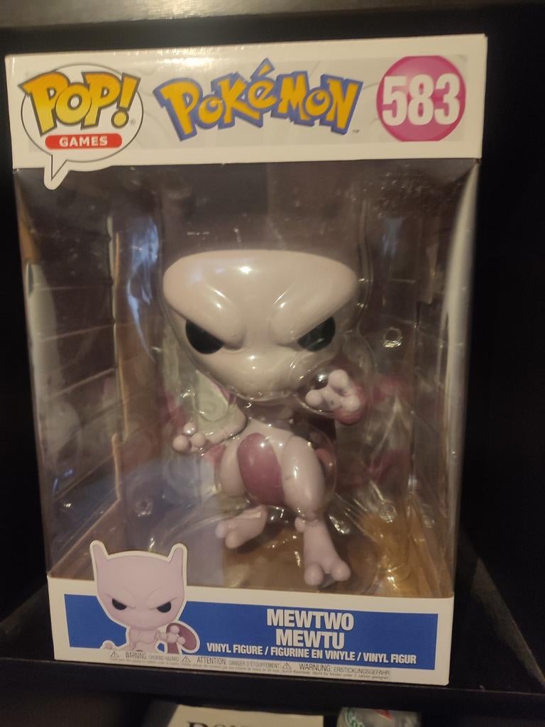 Funko pops Pokémon XL 583 MEWTWO, Enlèvement