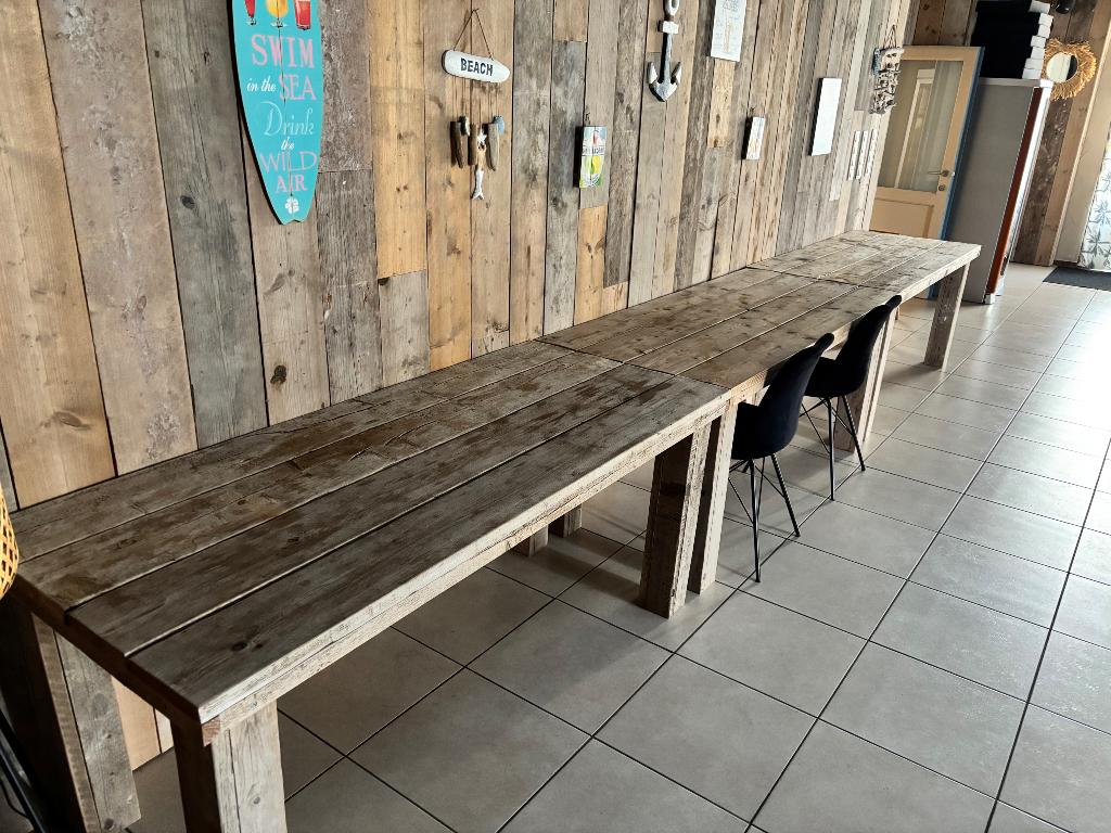 Steigerhouten meubels, Ophalen