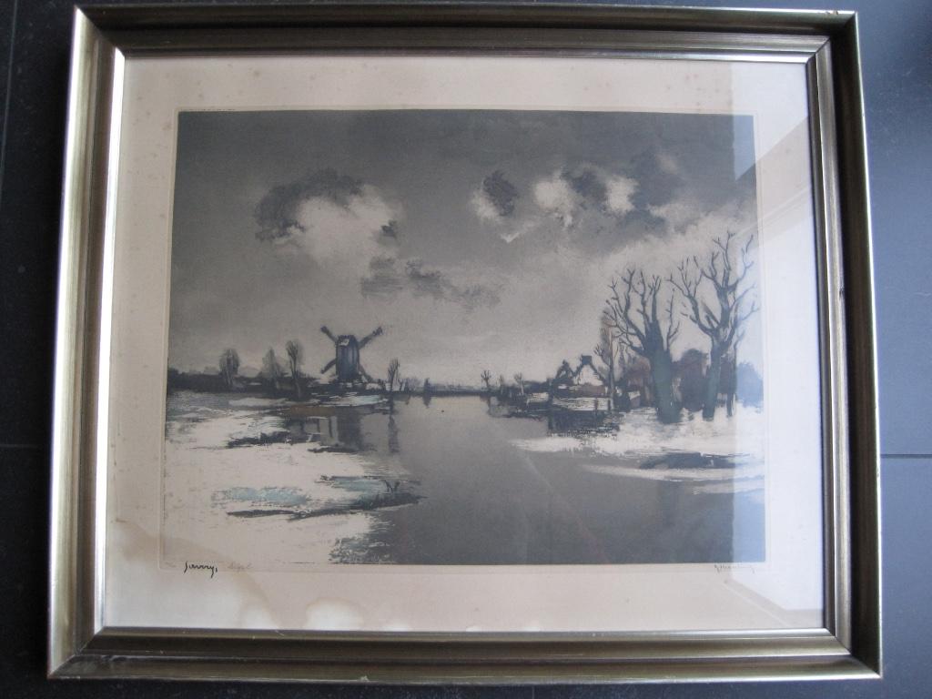 Gravure Saverys 'Dégel' n 155/250, Ophalen