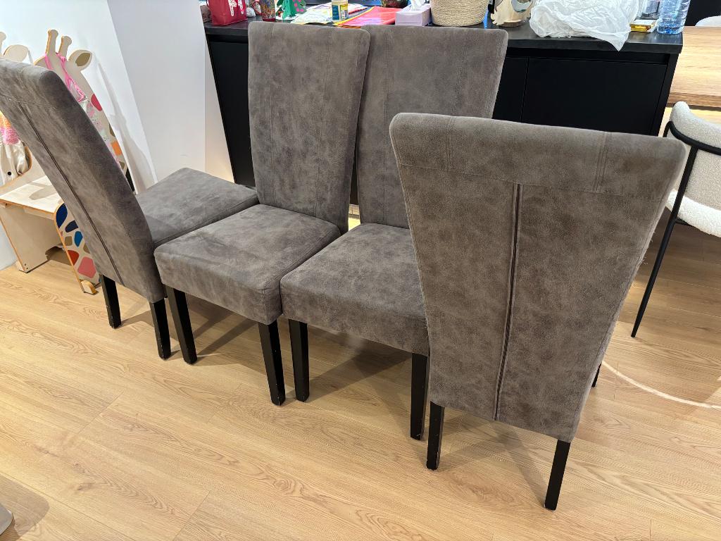 Chaise salle à manger, Maison & Meubles, Chaises, Enlèvement, Utilisé, Brun, Quatre