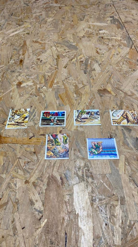 Street fighter stickers 1991, Collections, Enlèvement ou Envoi