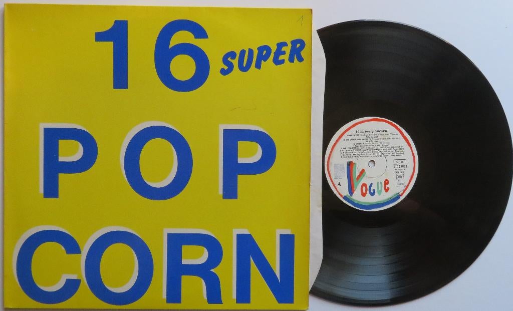 16 super pop-corn., Enlèvement ou Envoi, Utilisé, 12 pouces, Autres genres