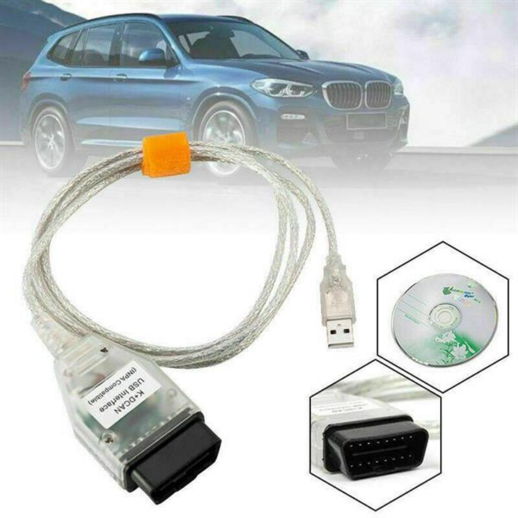 BMW K + DCAN USB Interface set + ISTA+ INPA EDIABAS SW, Auto diversen, Handleidingen en Instructieboekjes, Ophalen of Verzenden