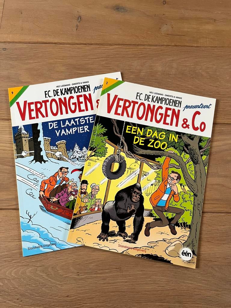 Vertongen & Co strips, Boeken, Meerdere stripboeken, Ophalen of Verzenden, Gelezen, Hec Leemans