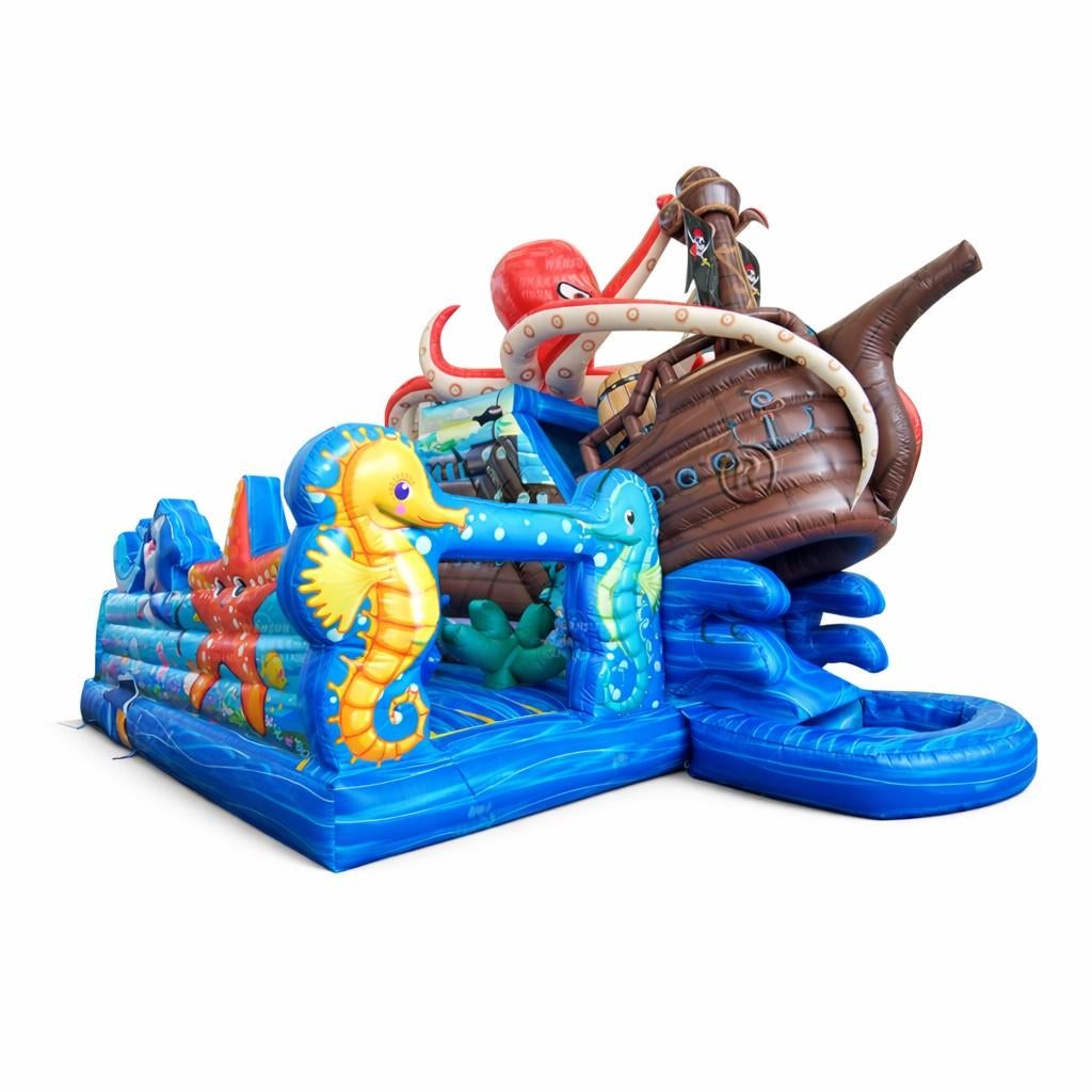 Nieuw springkasteel octopus attack, Ophalen