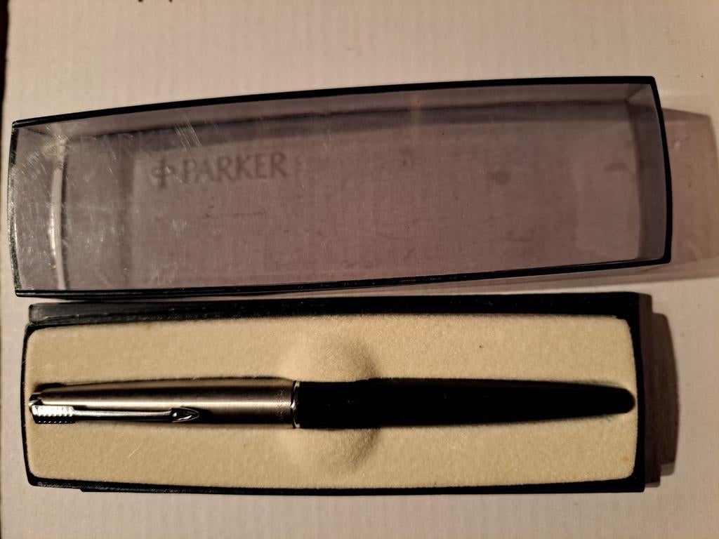 Parker 45 vulpen jaren 1960 met doosje, Parker, Met doosje, Ophalen of Verzenden, Zo goed als nieuw