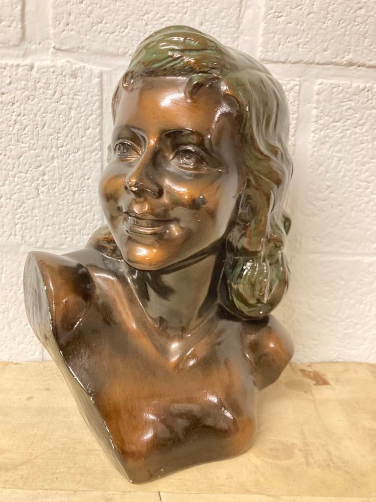 Borstbeeld uit kalk, Ophalen