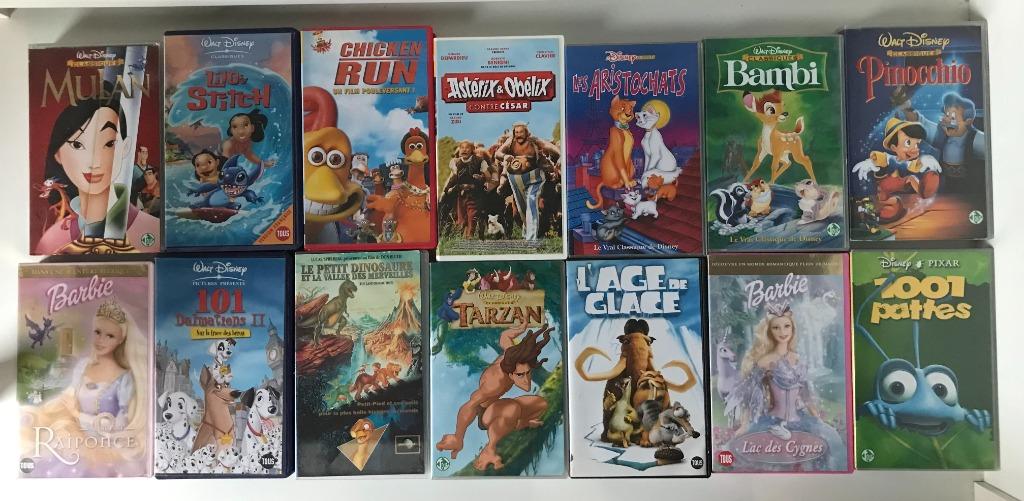 Lot de films pour enfants – VHS, CD & DVD, Dessin animé, Tous les âges, Enlèvement, Utilisé