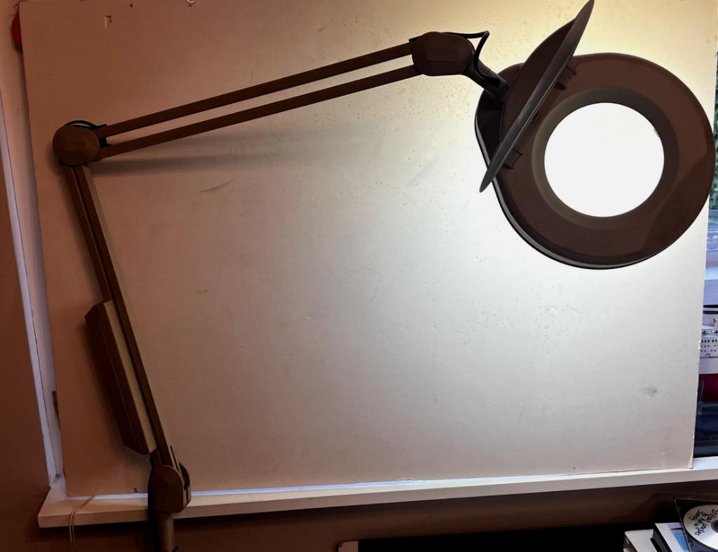 Lampe loupe luxo datant des années 50, Enlèvement ou Envoi, Loupe