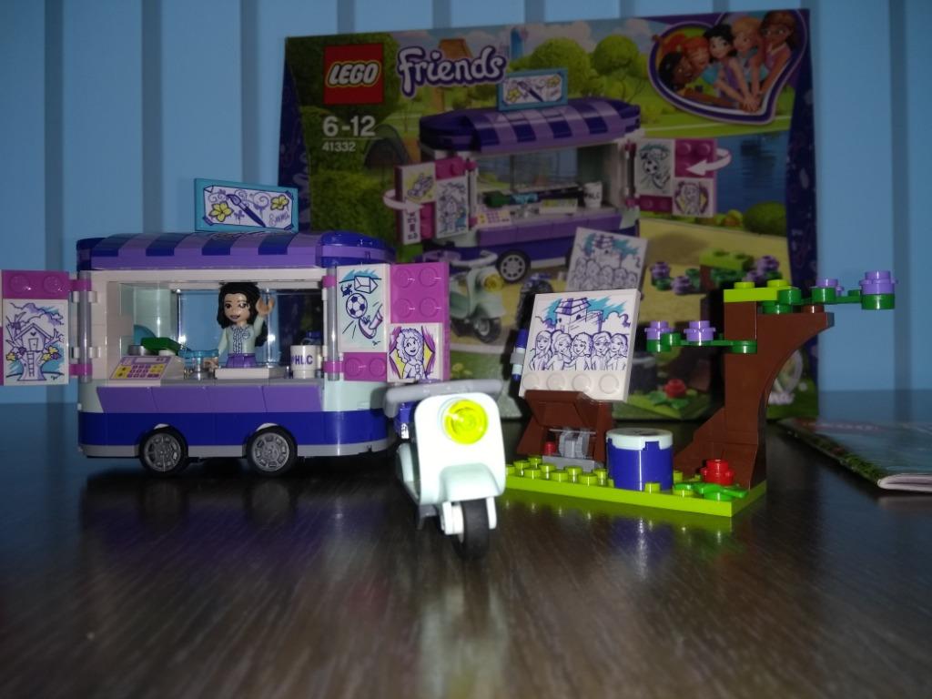lego friends Emma's kunstkraam 41332, Ophalen of Verzenden, Zo goed als nieuw, Complete set, Lego