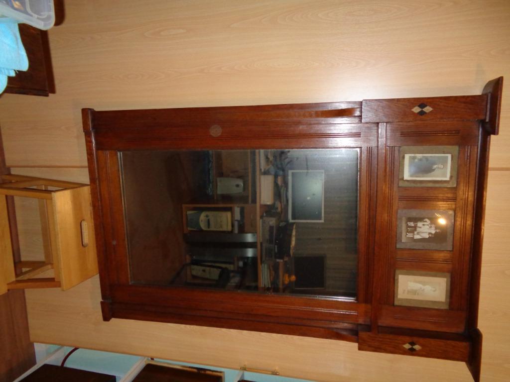 Antieke eikenhouten spiegel, Enlèvement