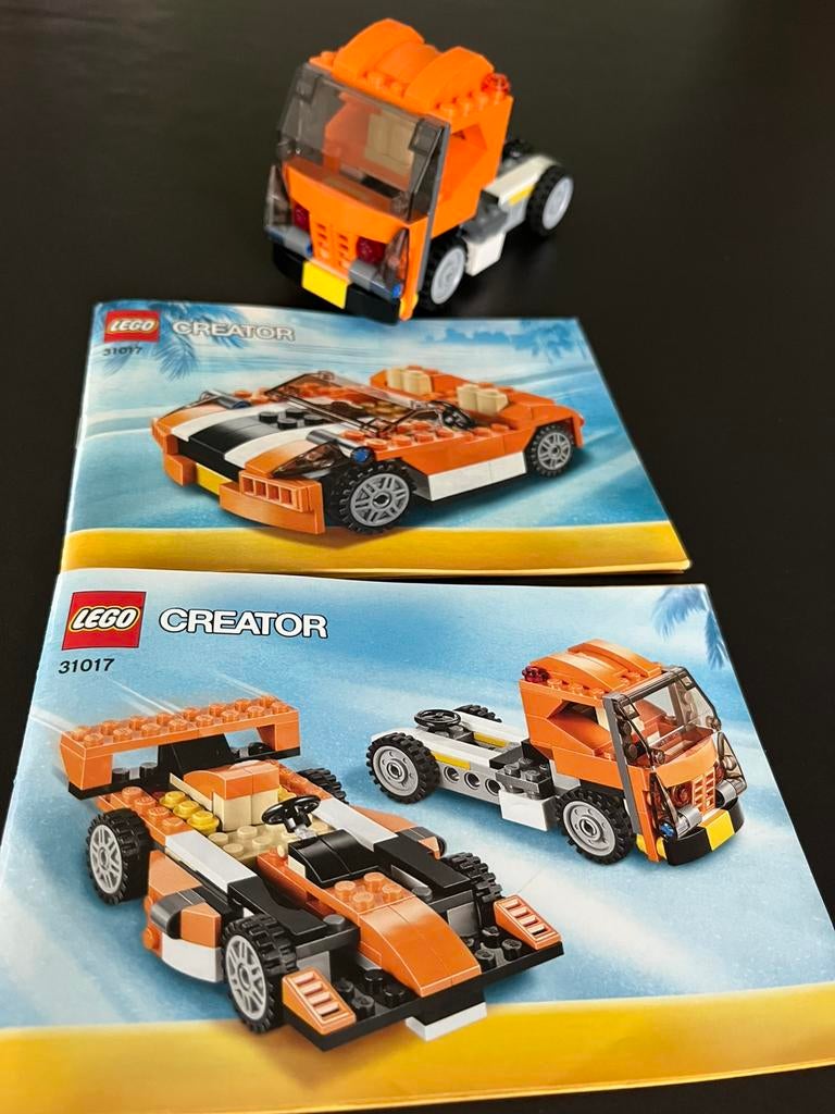 Lego creator 31017 : sunset speeder, Ophalen of Verzenden, Zo goed als nieuw, Lego
