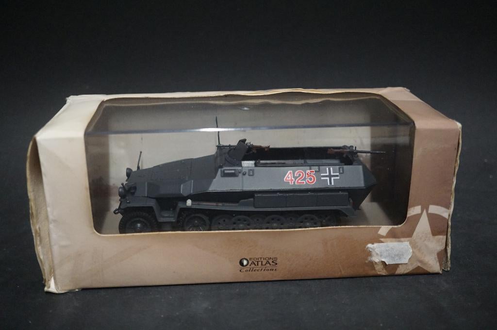 Atlas SD kfz 251 Duitse half track - 1/43 - TOP, Ophalen of Verzenden