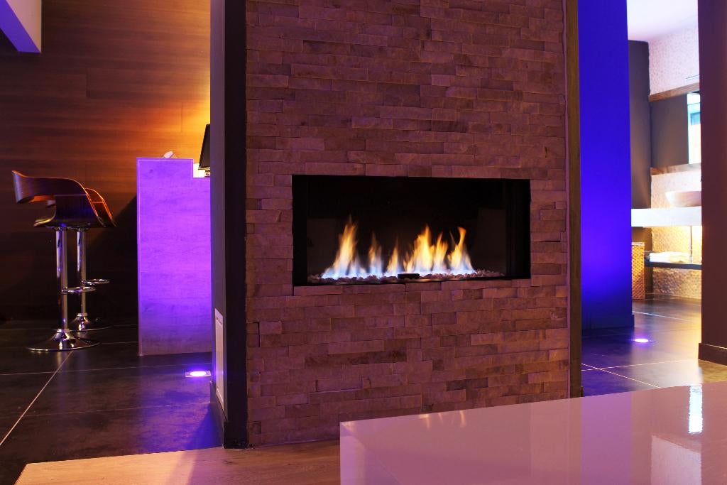 Faber Relaxed M gaskachel inbouw, Enlèvement, Utilisé, Encastré, Cheminée au gaz