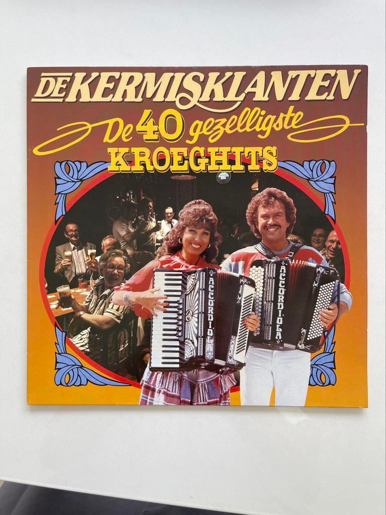 De 40 gezelligste Kroeghits van de Kermisklanten  1983 Folk, Ophalen of Verzenden, Zo goed als nieuw