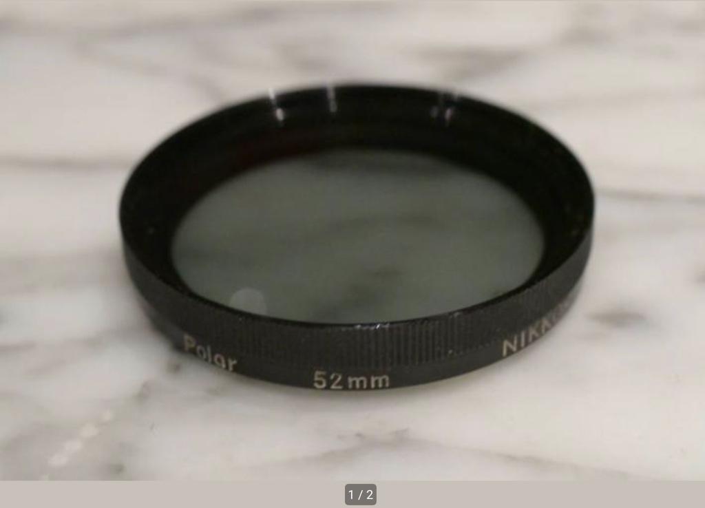 Filtre polaire linéaire Nikon Nikkor 52 mm, TV, Hi-fi & Vidéo, Photo | Filtres, Autres marques, Enlèvement ou Envoi, 50 à 60 mm