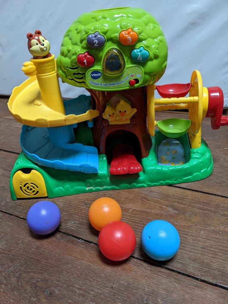 VTech interactieve ballenboom Ontdek & Leer (compleet), Ophalen, Zo goed als nieuw