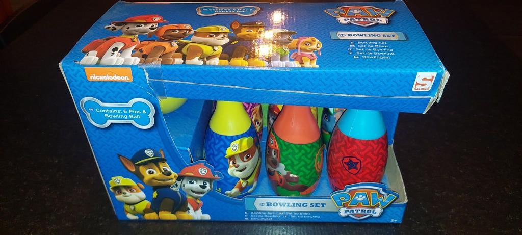Bowling set Paw Patrol, Ophalen of Verzenden, Vanaf 3 jaar