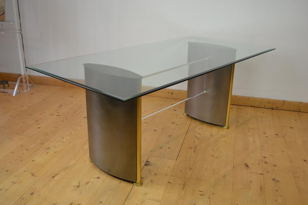 Table de salle à manger vintage Belgo Chrom, Enlèvement