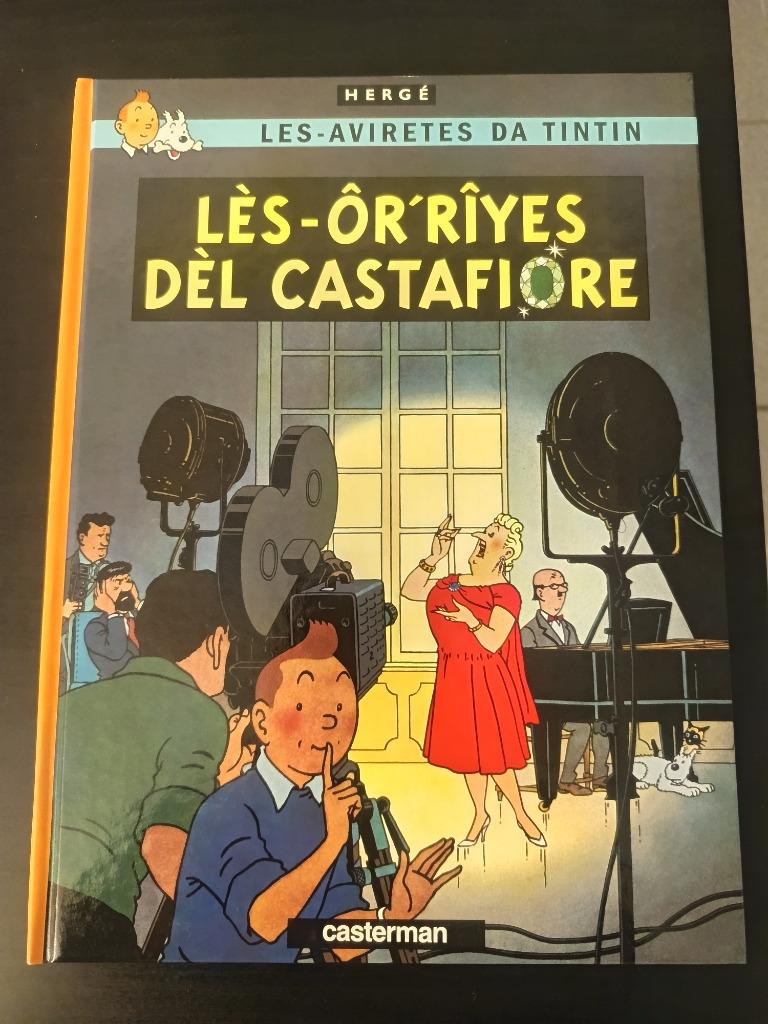 BD Tintin Les bijoux de la Castafiore wallon Charleroi, Enlèvement ou Envoi, Une BD, Comme neuf, Hergé