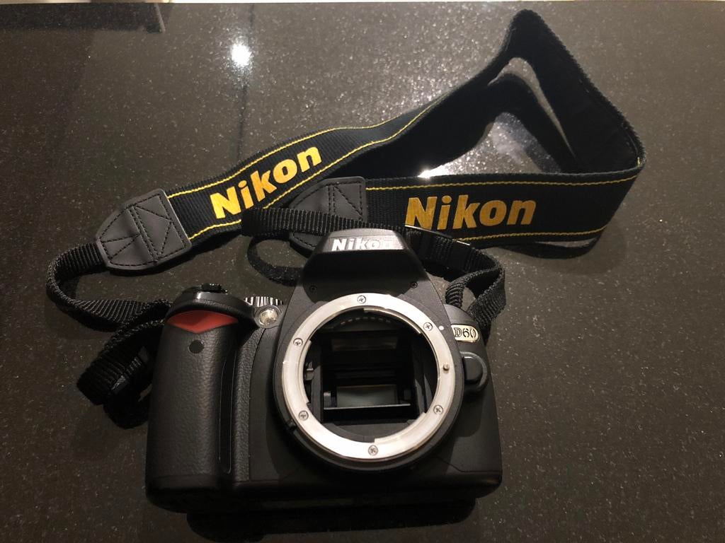 Nikon D60, Audio, Tv en Foto, Ophalen, Gebruikt, Spiegelreflex, Nikon