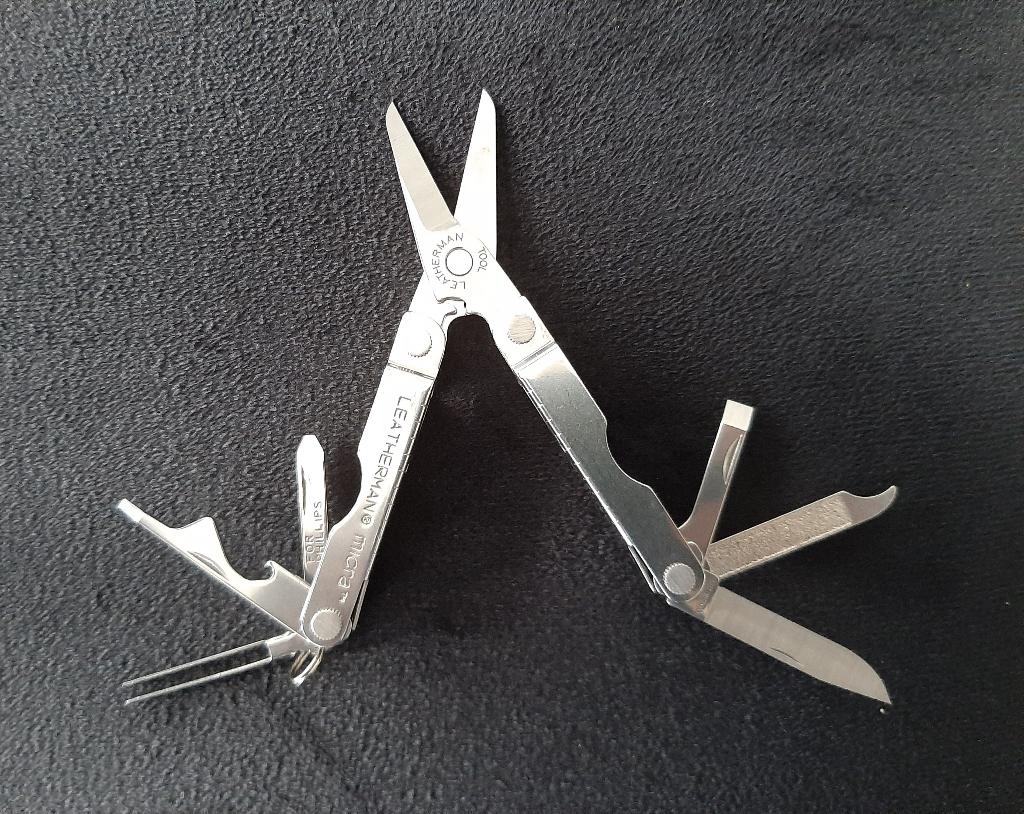 Leatherman Micra Stainless steel sleutelhanger multitool, Ophalen of Verzenden, Nieuw