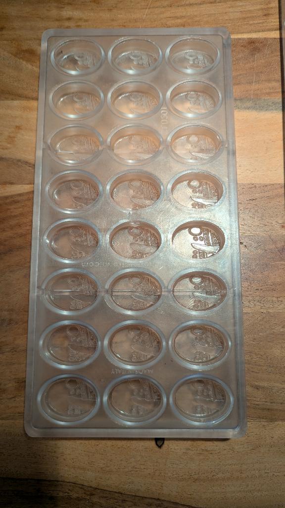 Moules À Chocolat En Polycarbonate, Enlèvement, Utilisé