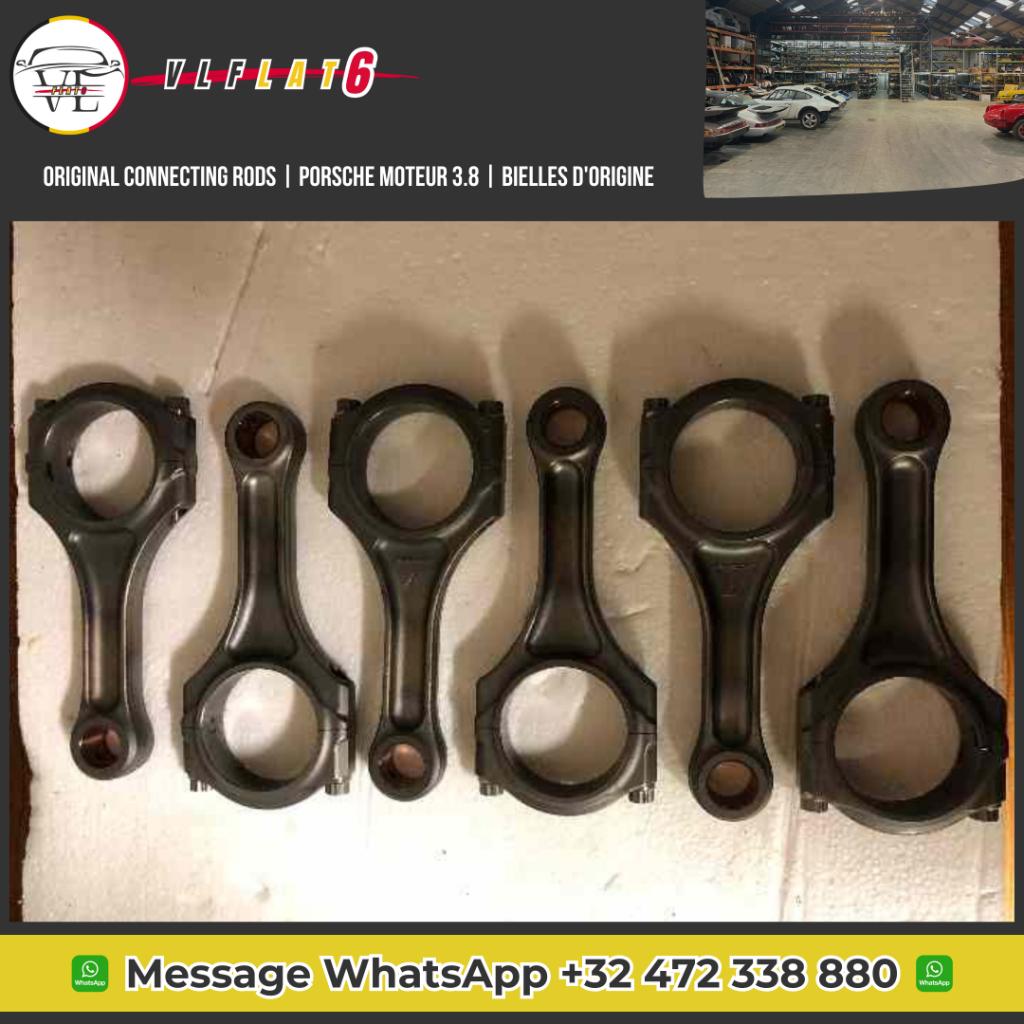 6 originele Porsche 3.8 drijfstangen, Auto-onderdelen, Motor en Toebehoren, Porsche, Gebruikt, Ophalen of Verzenden