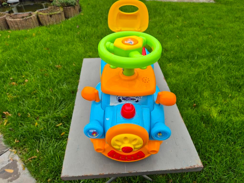 Te koop loopauto, Ophalen