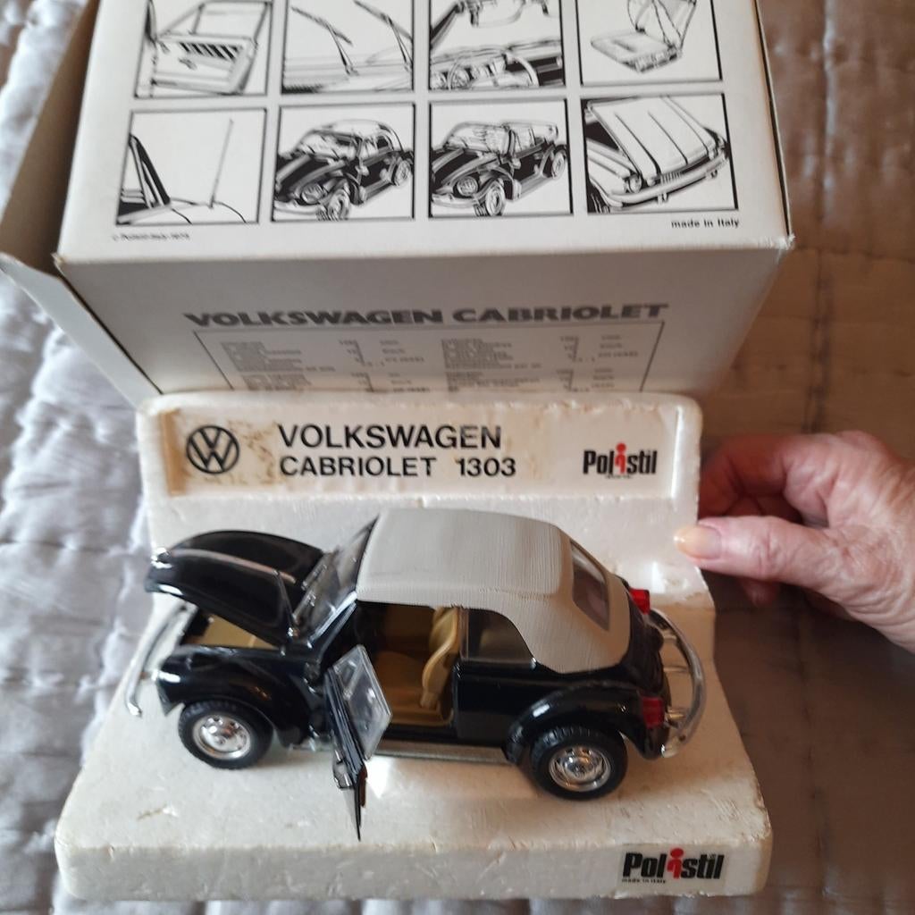 POLISTIL 1/24 : VW CABRIOLET 1303S *MIB*, Ophalen, Nieuw, Auto, Overige merken