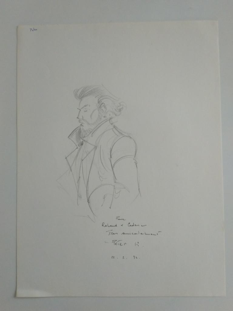 BD Planche dessin original de Peter Li TTB 1992, Boeken, Stripverhalen, Gelezen, Eén stripboek, Ophalen of Verzenden