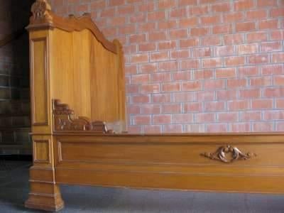 authentiek antiek bed, Huis en Inrichting, Slaapkamer | Bedden, Ophalen, Zo goed als nieuw