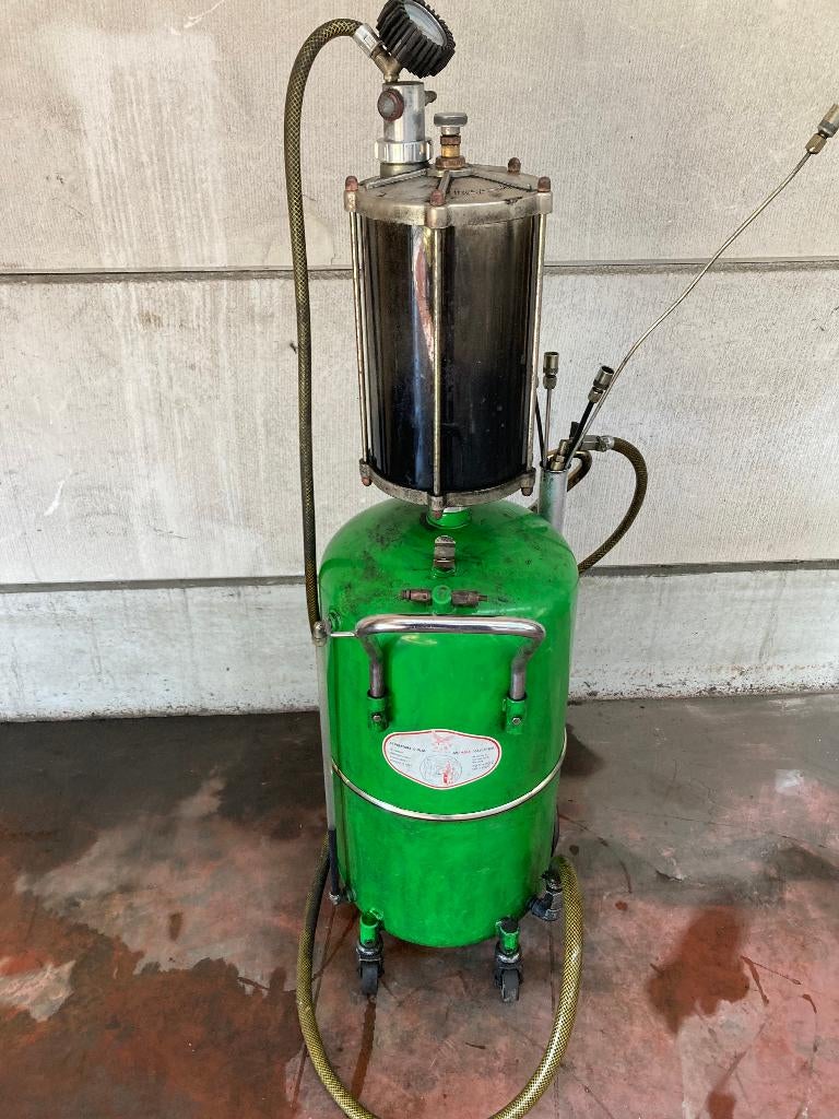 RAASM olie afzuiger 65L–perslucht–professioneel toestel, Ophalen, Gebruikt