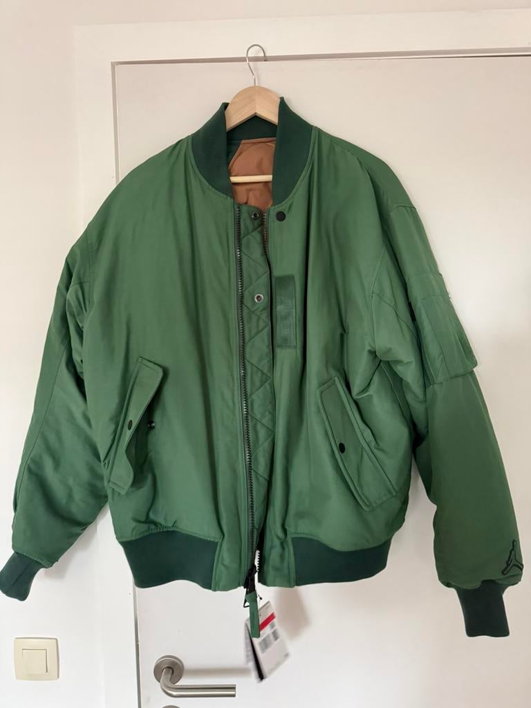 Jordan Essentials Bomberjack, Vêtements | Hommes, Vestes | Été, Enlèvement, Neuf, Taille 52/54 (L), Vert