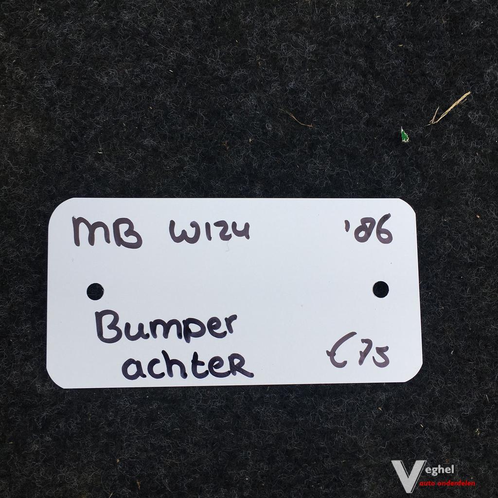 Mercedes W124 1986  Achterbumper, Ophalen, Gebruikt, -, -
