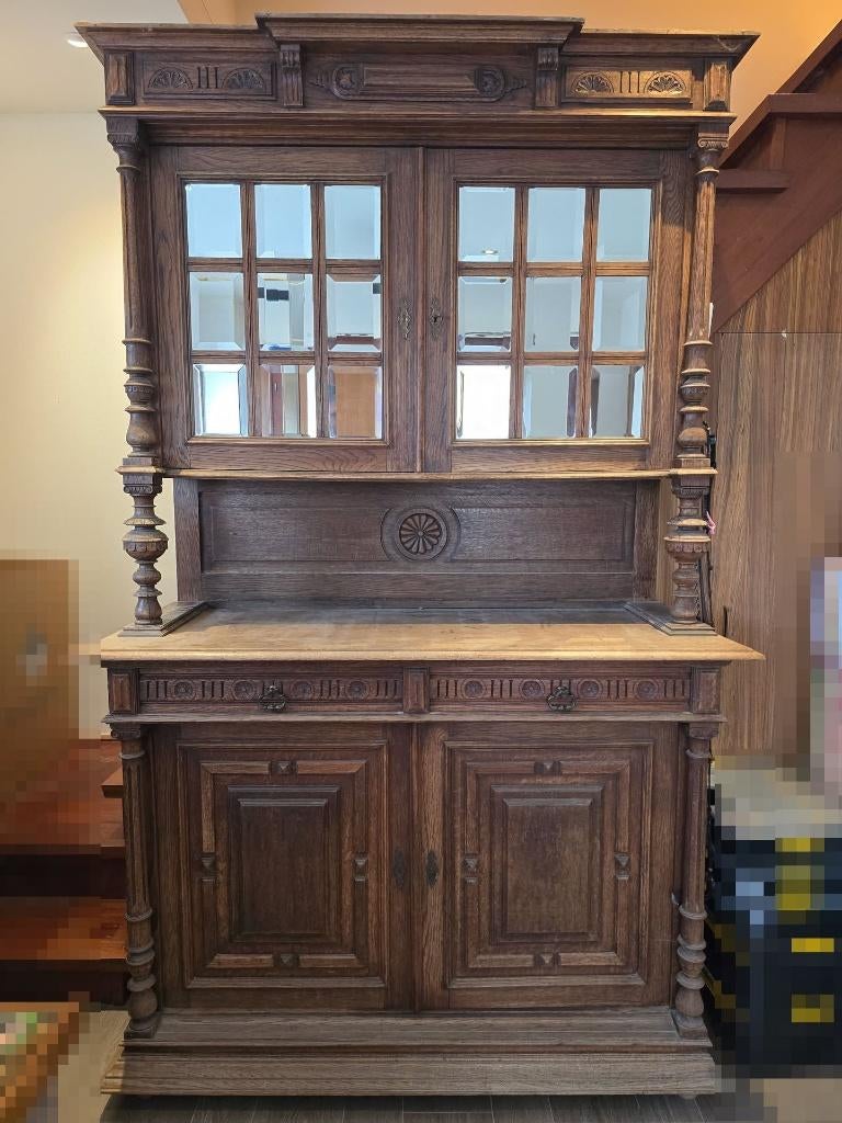 Armoire ancienne Henri II/Néo-Renaissance, Antiquités & Art, Antiquités | Meubles | Armoires, Enlèvement