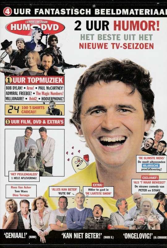 DVD Humo de Zesde - 4 uur fantastisch beeldmateriaal, Cd's en Dvd's, Vanaf 12 jaar, Ophalen of Verzenden, Zo goed als nieuw, Tv-programma of Sketches