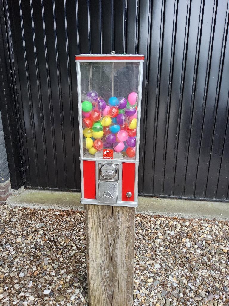 Capsuleautomaat vintage draaiautomaat Beaver verrassingdraai, Verzamelen, Ophalen, Gebruikt