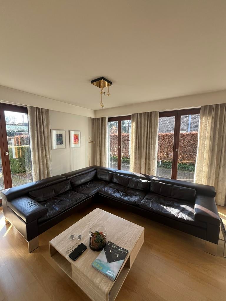 Jori Shiva Lederen Design Zetel - Hoek - Belgisch Design, Banc d'angle, Quatre personnes ou plus, Enlèvement, Utilisé