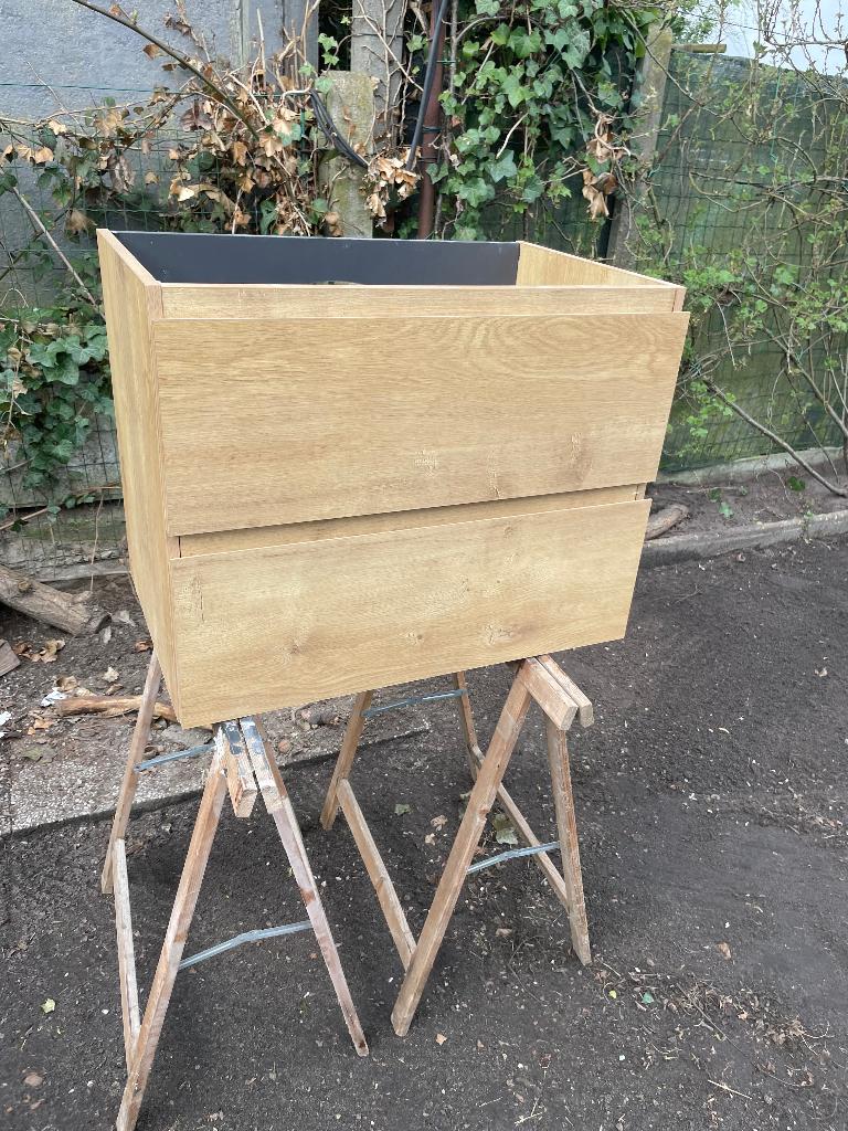 Badkamerkastje onderbouw wasbak, Ophalen, Nieuw