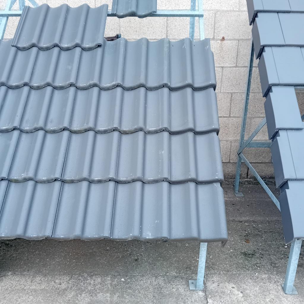 Tuile beton ondulee toutes les couleurs, Bricolage & Construction, Tuiles & Revêtements de toit, Autres couleurs, Enlèvement, Autres matériaux