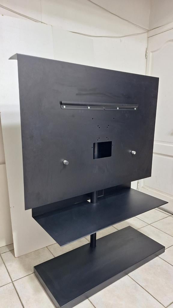 Tv stand Design Desalto pivotant, Enlèvement, Noir, Métal
