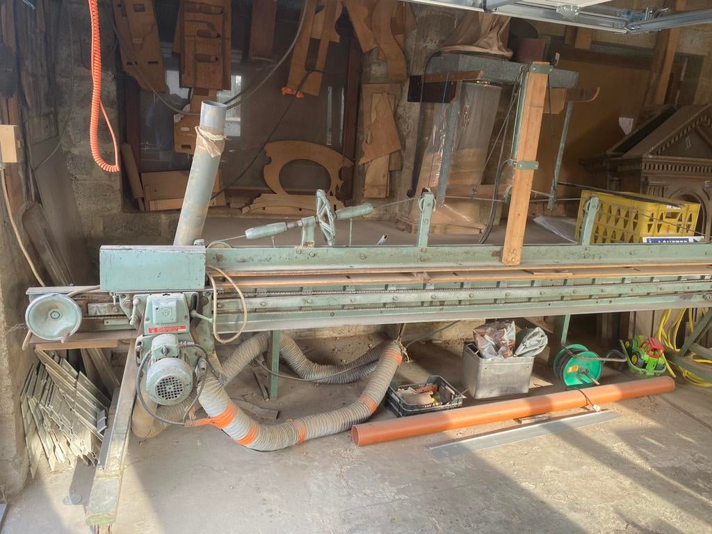 lot d’anciennes machines bois d’atelier de menuiserie, Enlèvement