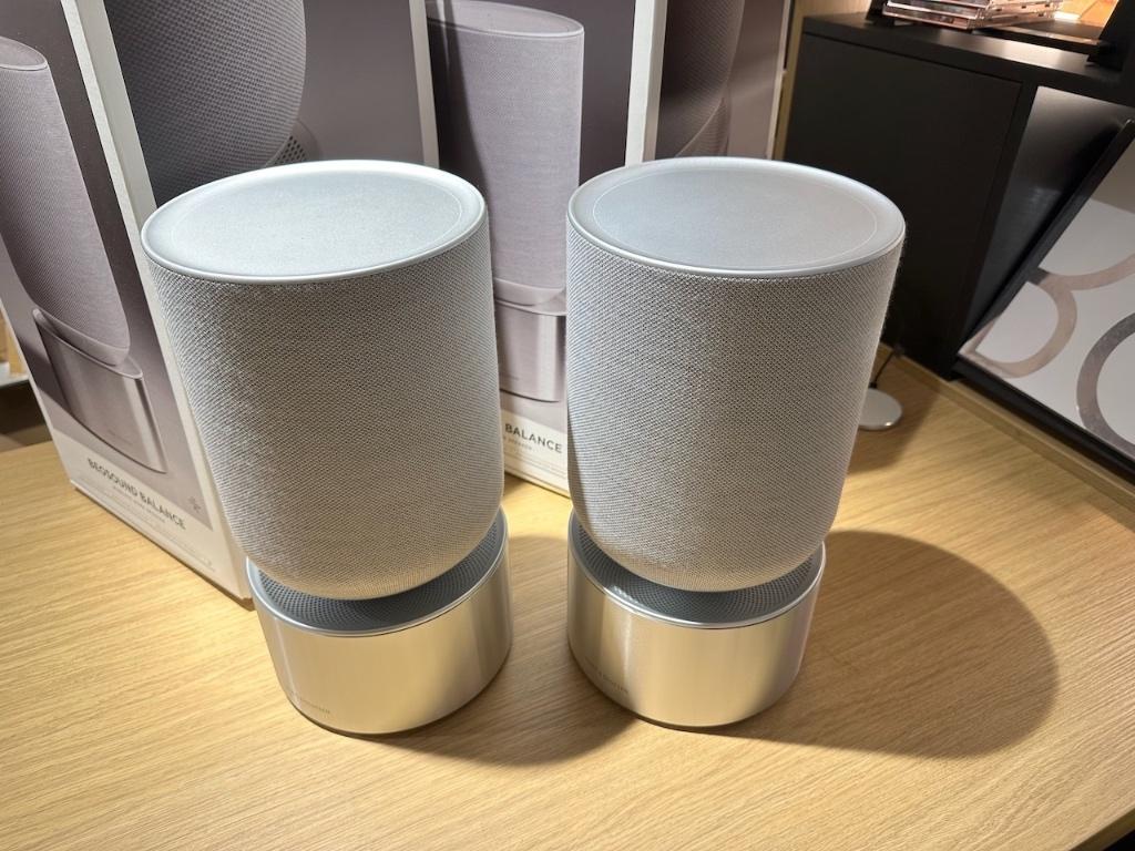 2x Bang & Olufsen Beosound Balance Alu GVA EX DEMO B&O, Audio, Tv en Foto, Info@bang-olufsen.dk, Zo goed als nieuw, 120 watt of meer