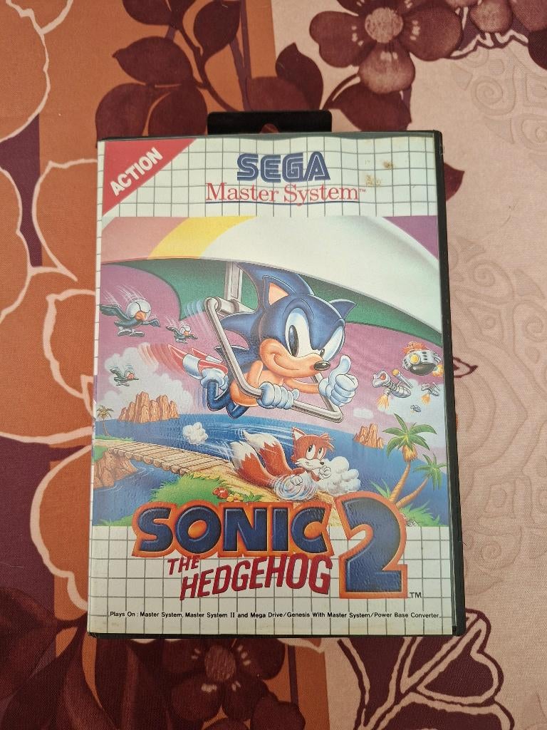Sega Master System – Sonic the Hedgehog 2 (CIB – PAL), Games en Spelcomputers, Games | Sega, Gebruikt, Master System, Avontuur en Actie