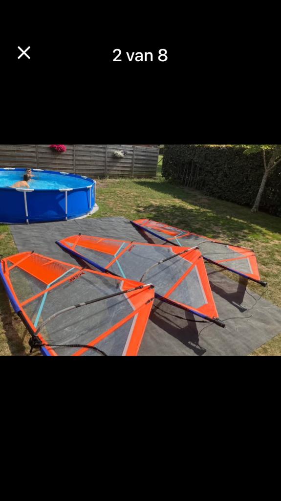 Set kinderzeilen POWERKIND STX, Watersport en Boten, Windsurfen, Zo goed als nieuw, Mast, Met draagtas, Ophalen