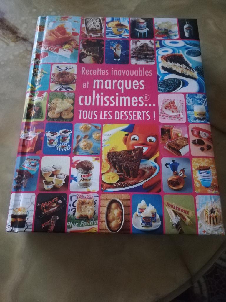 livre de cuisine"tous les dessert", Ophalen, Gelezen, Taart, Gebak en Desserts