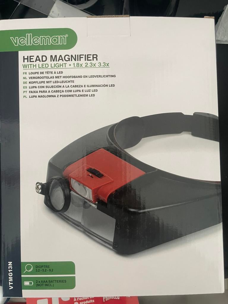 Velleman vergrootglas met Led, Enlèvement, Neuf