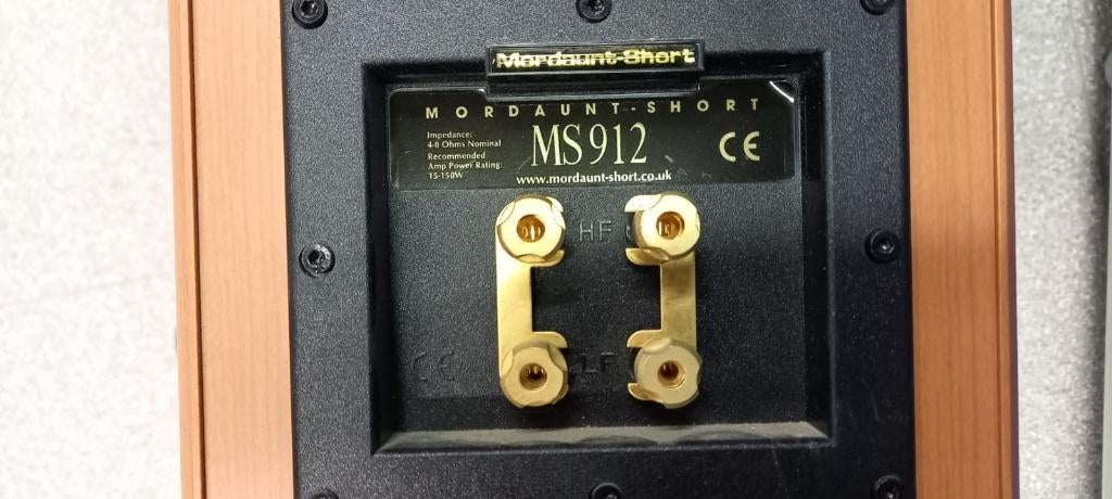 vier luidsprekers Mordaunt - Short  MS 912, TV, Hi-fi & Vidéo, Autres marques, Comme neuf, Enlèvement, Haut-parleurs Frontaux, Arrière ou Stéréo