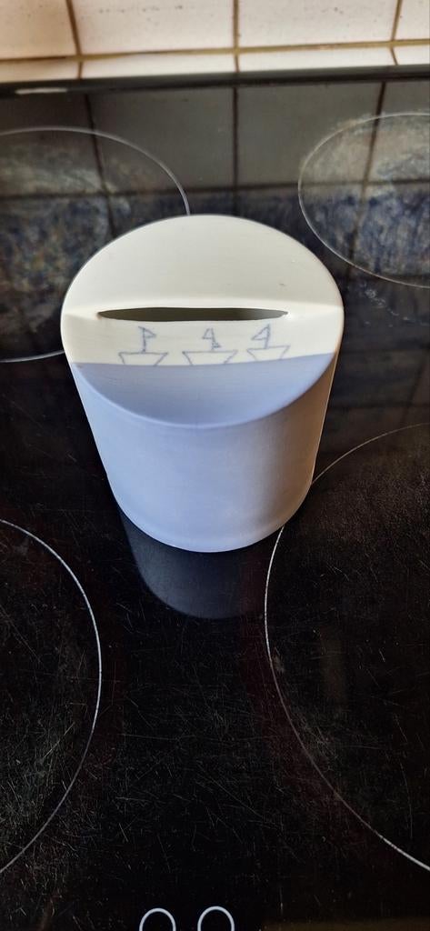 Pieter Stockmans Spaarpot - Uniek Design met Bootjes, Enlèvement ou Envoi